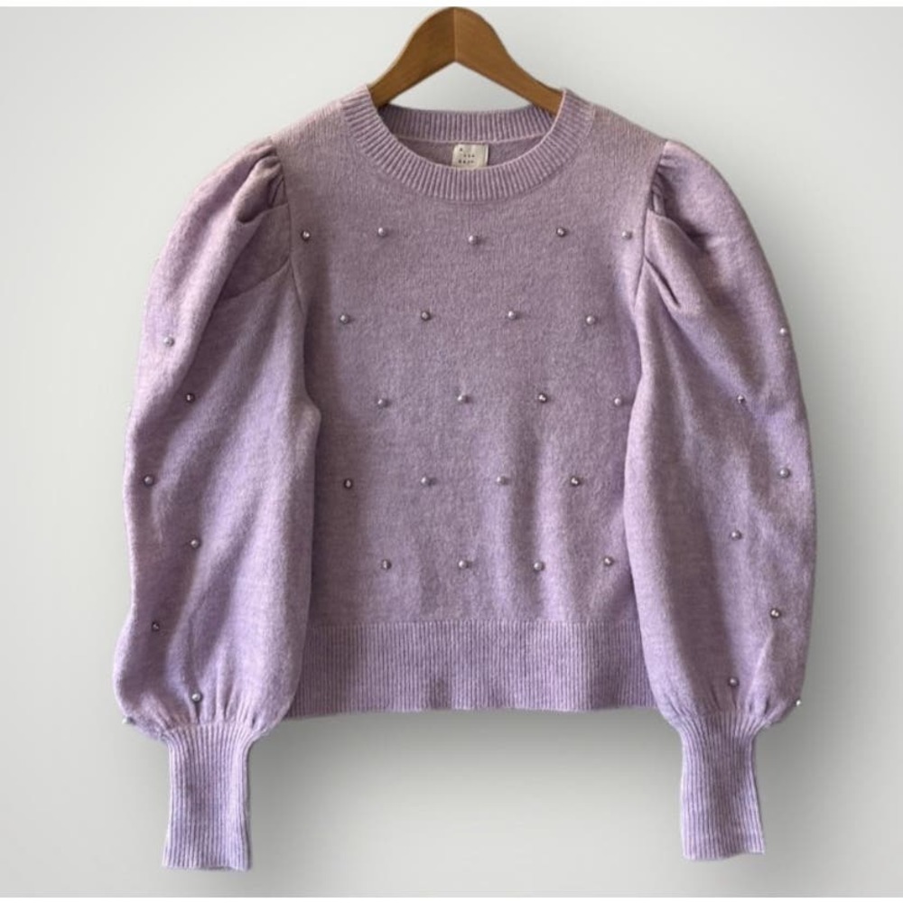 Puff Sleeve Sweater- Size XS